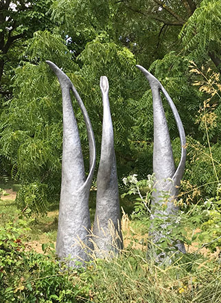 Slender Forms designed for a fountain